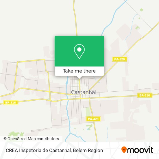 Mapa CREA Inspetoria de Castanhal