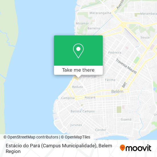 Estácio do Pará (Campus Municipalidade) map