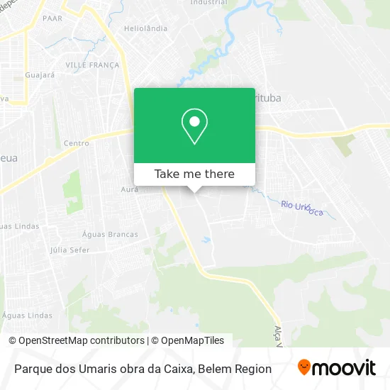 Parque dos Umaris obra da Caixa map