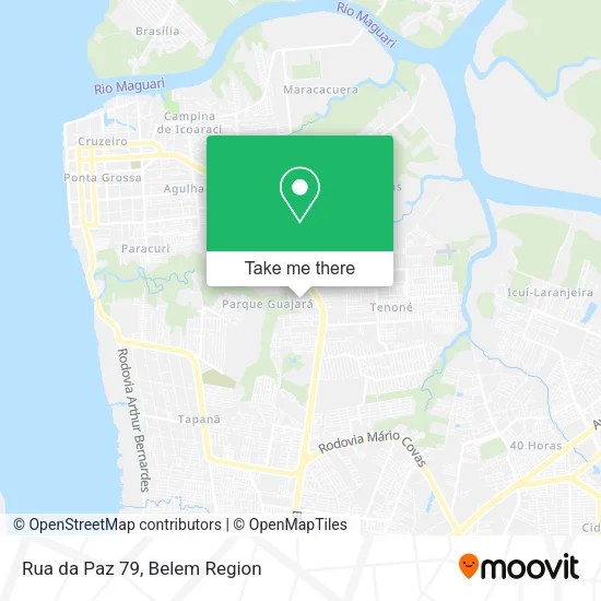 Rua da Paz 79 map