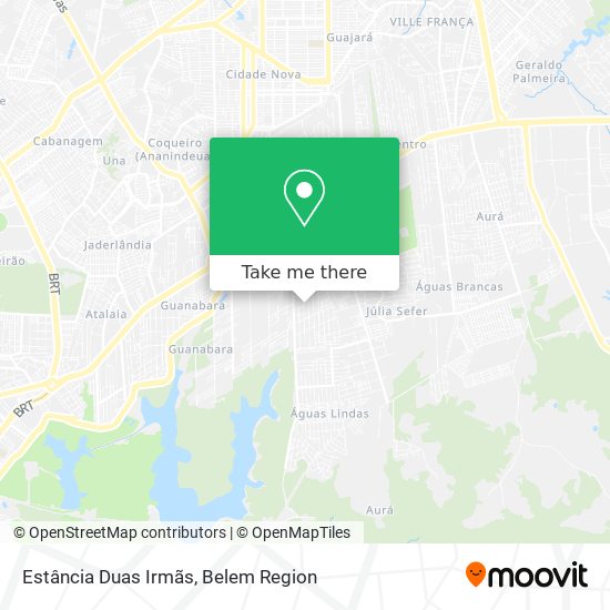 Estância Duas Irmãs map