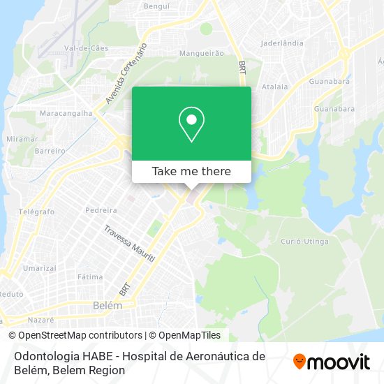 Odontologia HABE - Hospital de Aeronáutica de Belém map