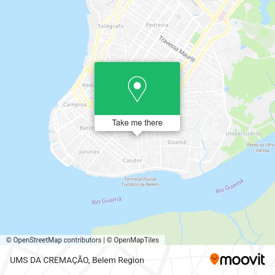 UMS DA CREMAÇÃO map