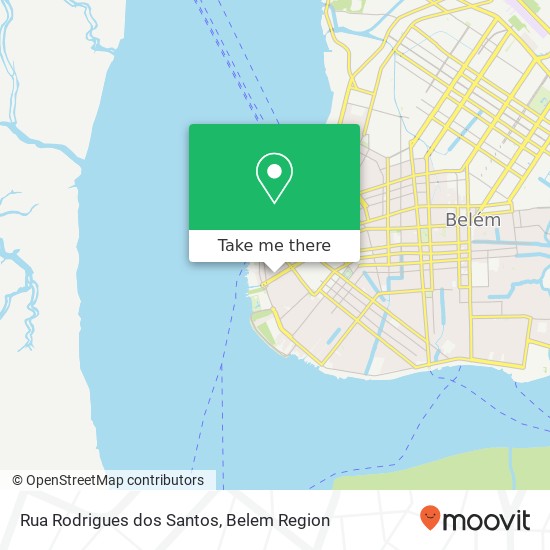 Mapa Rua Rodrigues dos Santos