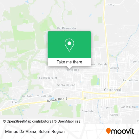 Mimos Da Alana map
