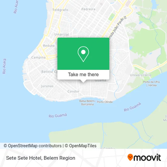Sete Sete Hotel map