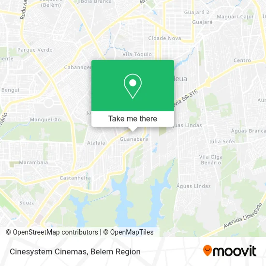 Cinesystem Cinemas map
