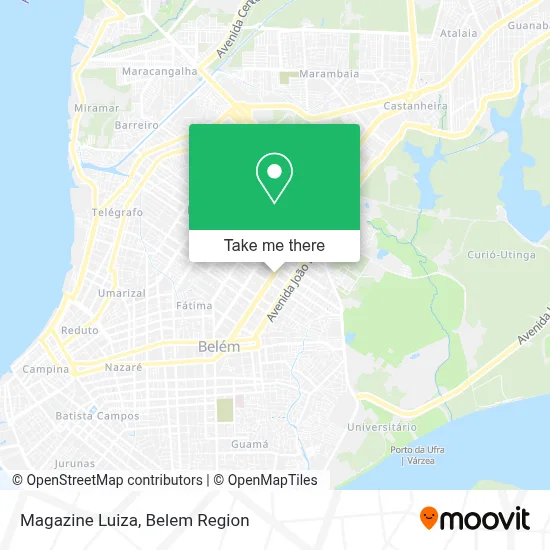 Magazine Luiza map
