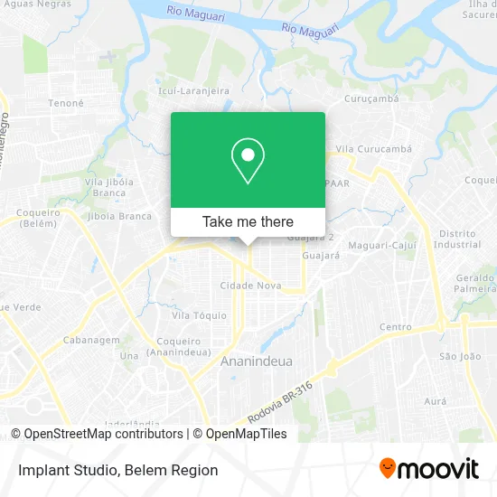 Implant Studio map