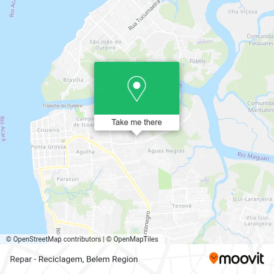 Repar - Reciclagem map