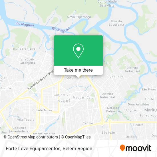 Forte Leve Equipamentos map