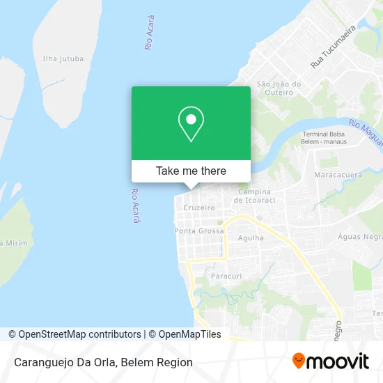 Caranguejo Da Orla map