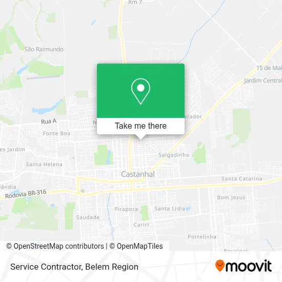 Service Contractor map