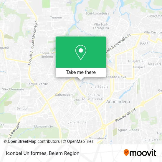 Iconbel Uniformes map