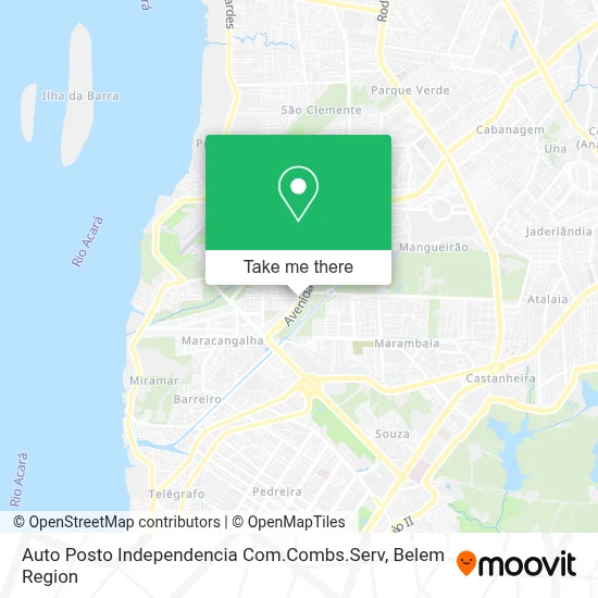 Auto Posto Independencia Com.Combs.Serv map