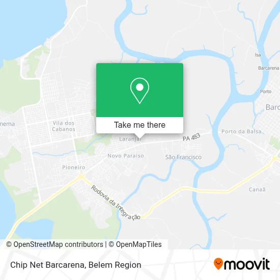 Chip Net Barcarena map