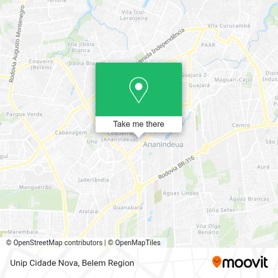 Unip Cidade Nova map
