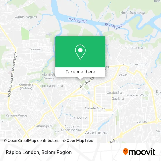 Rápido London map