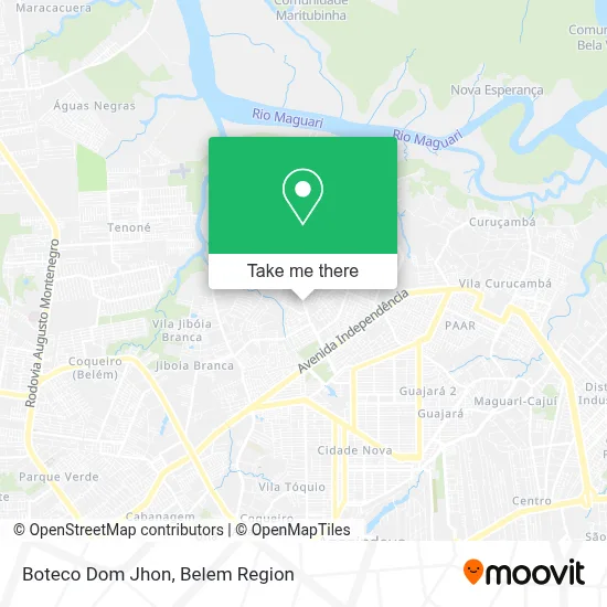 Boteco Dom Jhon map
