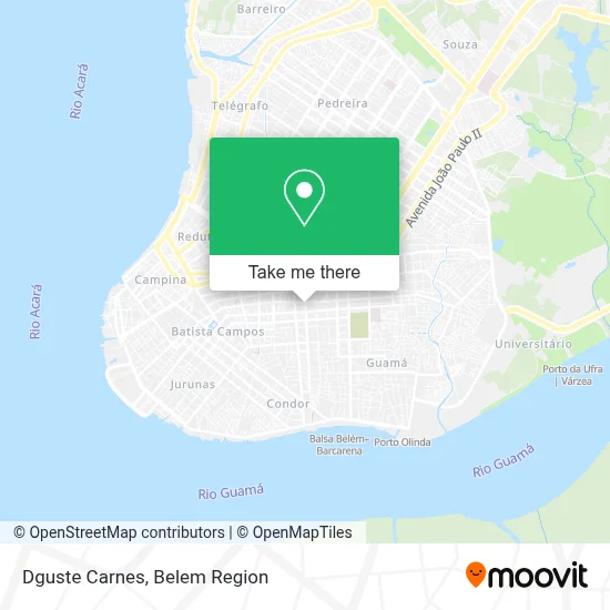 Dguste Carnes map