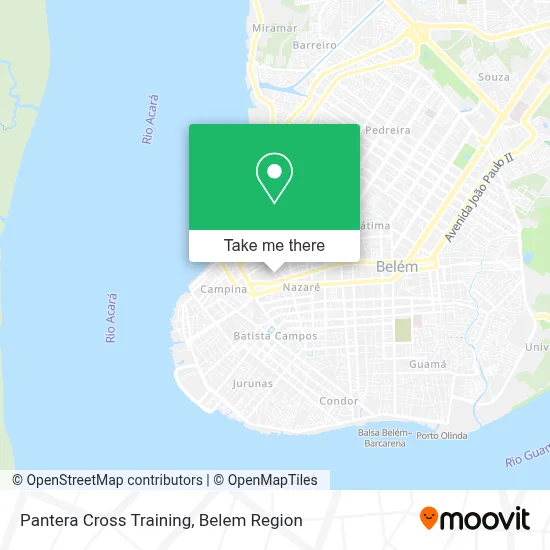 Pantera Cross Training map