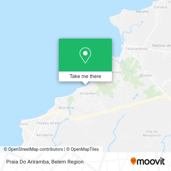 Praia Do Ariramba map