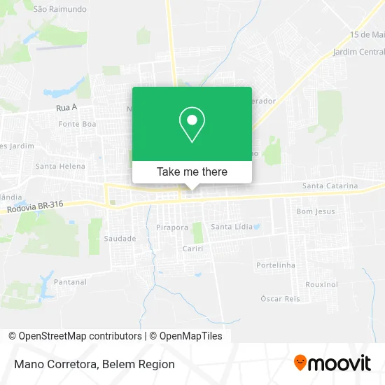 Mano Corretora map