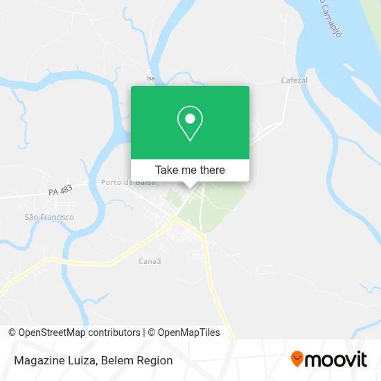 Magazine Luiza map