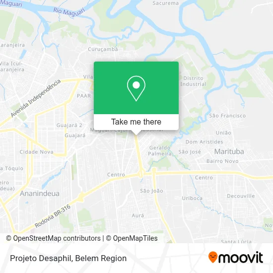 Projeto Desaphil map