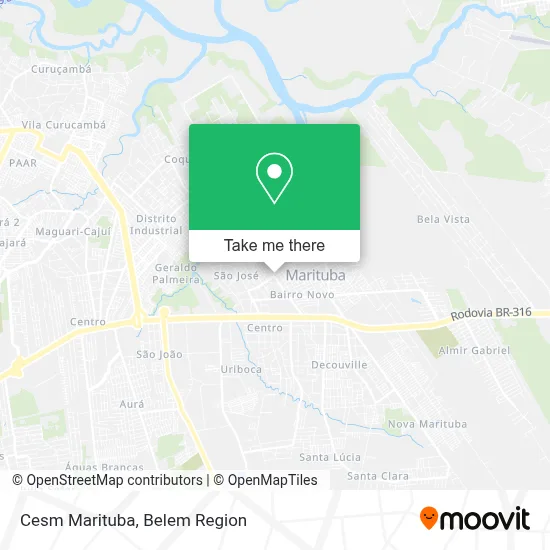Cesm Marituba map