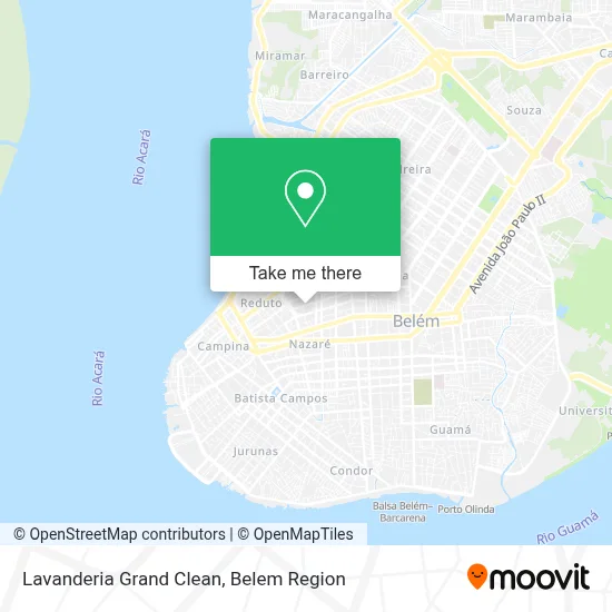 Lavanderia Grand Clean map