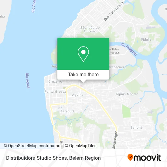 Distribuidora Studio Shoes map