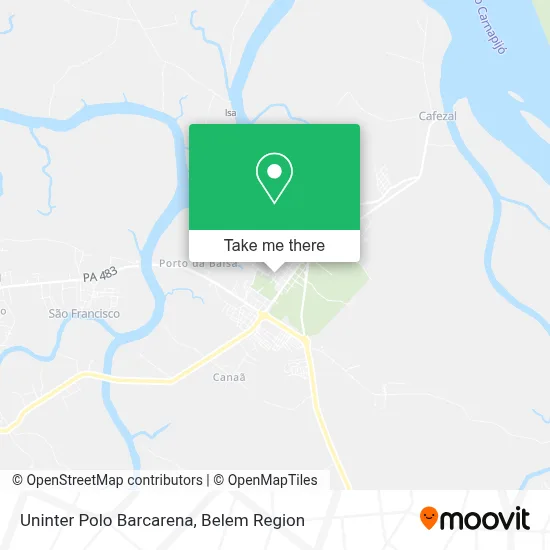 Uninter Polo Barcarena map