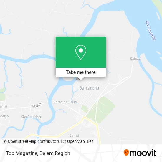 Top Magazine map