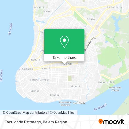 Faculdade Estratego map