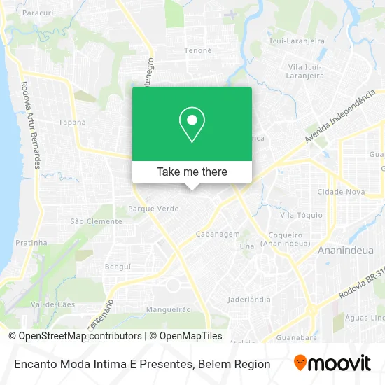Encanto Moda Intima E Presentes map