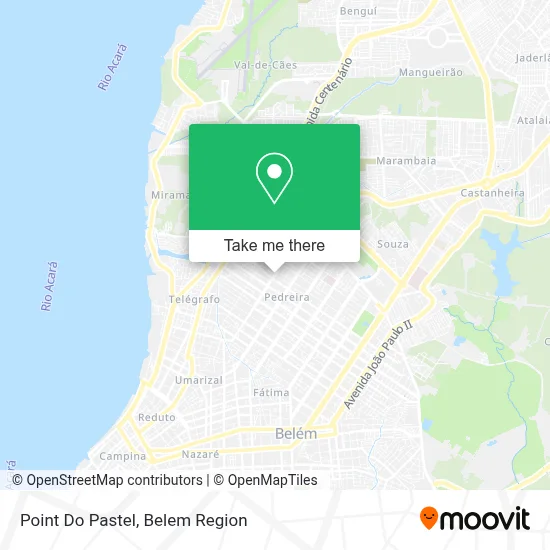 Point Do Pastel map