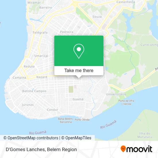 D'Gomes Lanches map