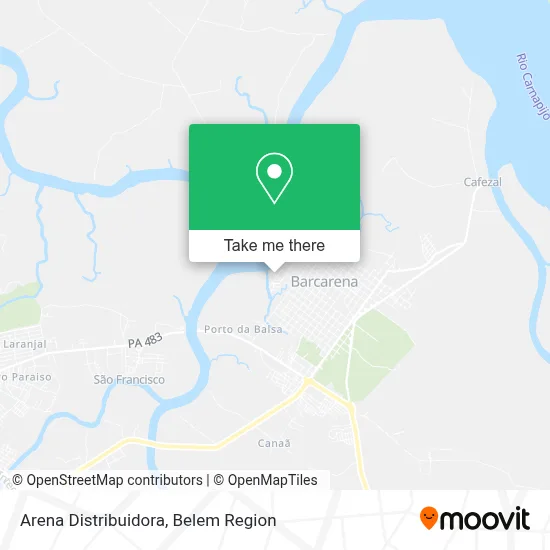 Arena Distribuidora map