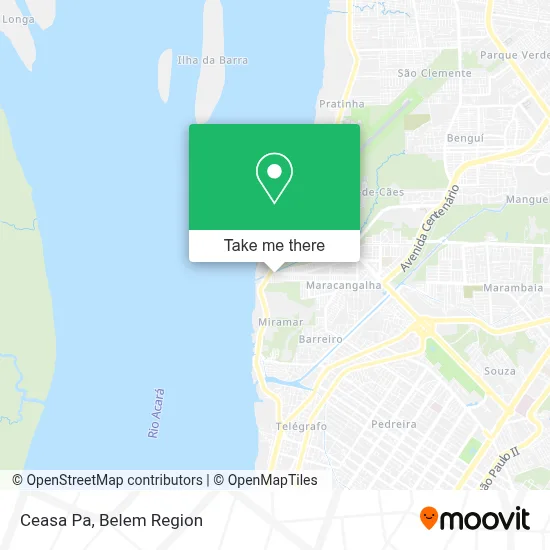 Ceasa Pa map