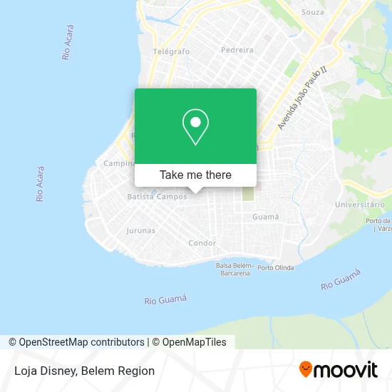 Loja Disney map