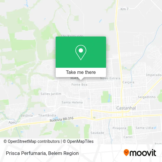 Prisca Perfumaria map