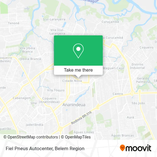 Fiel Pneus Autocenter map