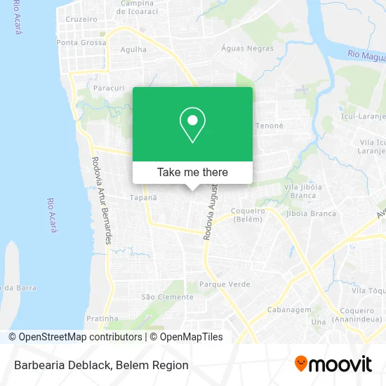 Barbearia Deblack map