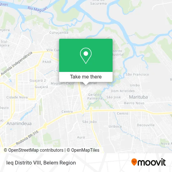 Ieq Distrito VIII map