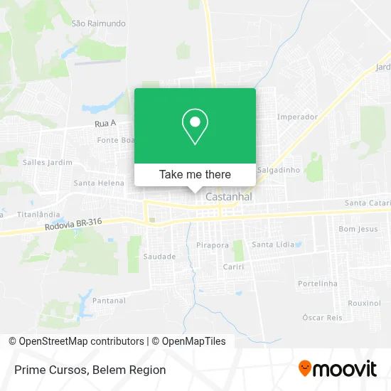 Prime Cursos map