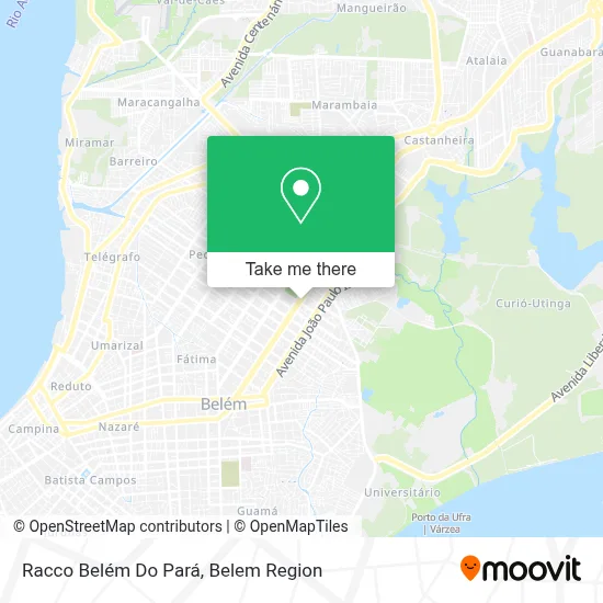 Racco Belém Do Pará map