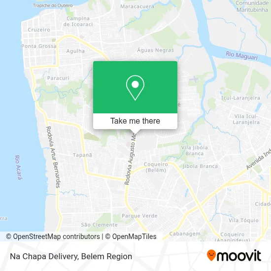 Na Chapa Delivery map