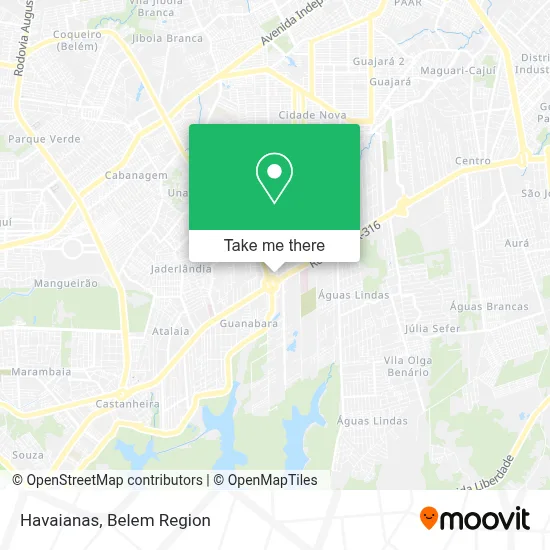 Havaianas map