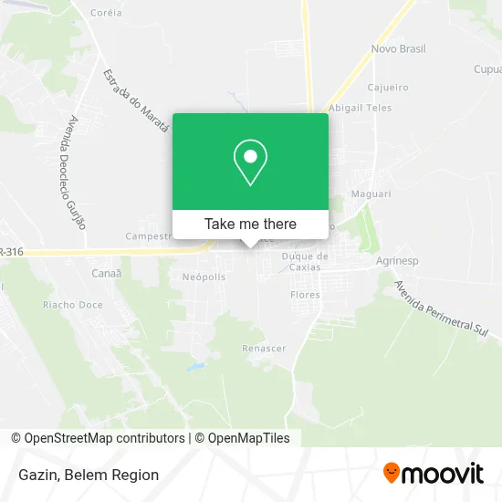 Gazin map